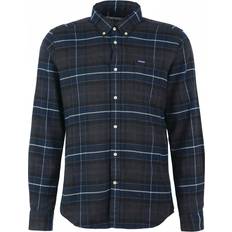 Barbour Hemden Barbour Cotton Check Shirt, Black Slate