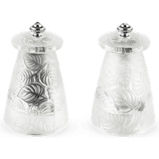Crystal Glass Spice Mills Peugeot Duo of manual salt pepper Spice Mill
