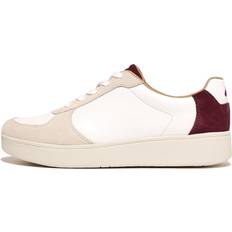 Fitflop Sneakers Fitflop Utbildare Rally Leather/suede Panel Beige Kvinna