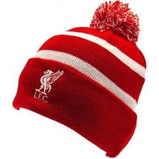 Score Draw Bobble Knitted Stripe Beanie Red One