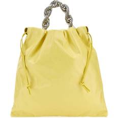 Jil Sander Bucketväskor Jil Sander Yellow Leather Bucket Bag