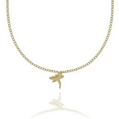 CU Jewellery Dragonfly Necklace Gold