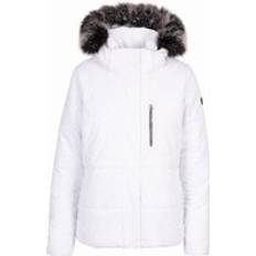 Fleece Jacket - White Jackets Trespass Recap Waterproof Jacket White