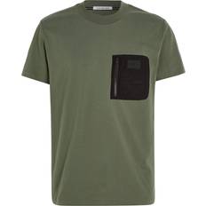 Calvin Klein XXL T-skjorter Calvin Klein Jeans Mix Media T Shirt Green