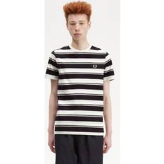 Fred Perry Women T-shirts Fred Perry Stripe T-Shirt Black