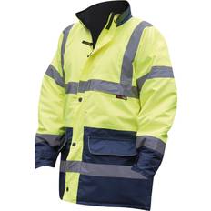 Warrior Mens Denver High Visibility Safety Jacket