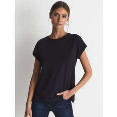 Reiss Tereza T-shirt Met Ronde Hals - Donkerblauw