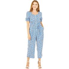 Florals Jumpsuits & Overalls Yumi Spring Meadow Floral Jumpsuit, Blue