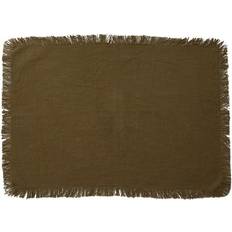 Nordal Leo Placemat Green Set of 4 Pieces Place Mat Green