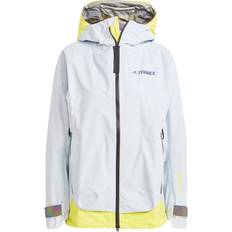 Clothing Adidas Terrex Myshelter Gore-Tex Active Jacket - Halo Blue/Acid Yellow