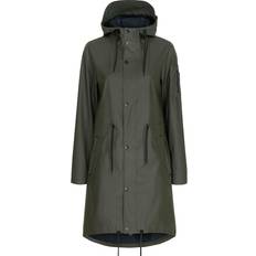 Notyz Regntøj Notyz Raincoat Long 40393 Regnjakke med taske army