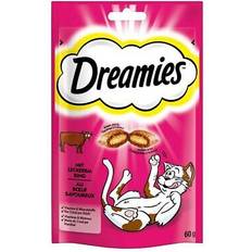 Dreamies Klassiker Katzensnacks Traumhaft knusprige Taschen 60g