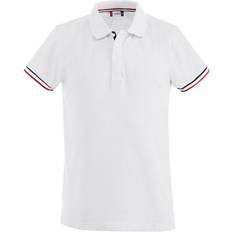 Newton Stripe Detail Polo Shirt White