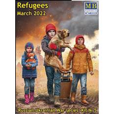 Scale Models & Model Kits Masterbox Refugees, March 2022 Russian-Ukrainian War series Kit No 5