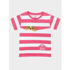 Stripes T-shirts Paw Patrol Skye Striped T-Shirt Pink 18-24