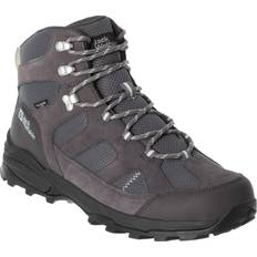 Jack Wolfskin Trekkingstiefel, Leder, für Herren, grau