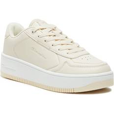 Champion Damen Rebound Platform Low Sneakers, Off White Ww005