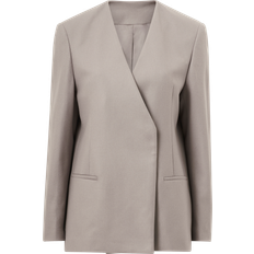 Calvin Klein Nainen Blazerit Calvin Klein Soft Wool Tailored Blazer - Harmaa