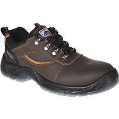 Marrone Scarpe da lavoro Portwest Mens Steelite Mustang Leather Safety Shoes Brown