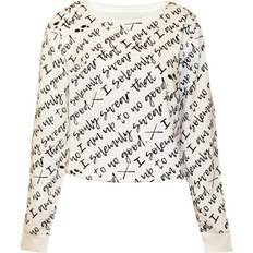 Harry Potter I Do Solemnly Swear Cropped Jumper - Blanc/Multicolore