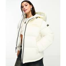 Napapijri Dam Jackor Napapijri Women's Hornelen Puffer Jacket, M, White Whisper