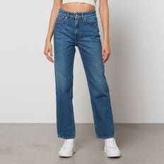 HUGO BOSS Women Jeans HUGO BOSS Women's Straight-Fit Cropped Jeans - Blue