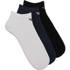 Emporio Armani Socks Emporio Armani Underwear Men's 3-Pack In-Shoe Socks, White-Black-Marine