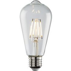 Ljuskällor Knightsbridge 230V 4W LED ES Clear ST64 Filament Lamp 2700K Dimmable