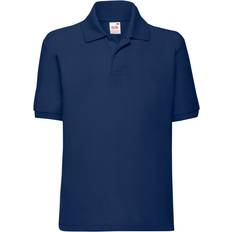 Cheap Polo Shirts Fruit of the Loom Navy Blue, 12-13 Children's 65/35 Pique Polo 12-13yrs