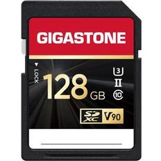 Gigastone 128GB SD card UHS-II V90 U3 SDXC Memory Card High Speed Read up to 300MB/s 8K 4K Ultra HD UHD Video for DSLR Compatible with Canon Nikon