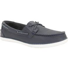 Blue - Women Boat Shoes Tribord Decathlon Leather Sailing Boat Shoes 500 Navy