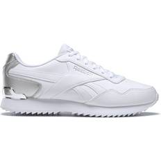 Reebok Herr Royal Glide Krusning Clip Sneaker, Vit silver mötte vit