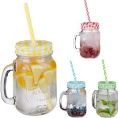 Drinking Jars 500ml Transparent