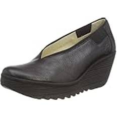 Slip-On Heels & Pumps Fly London Damen Pumps, Schwarz