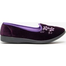 Purple - Women Slippers Sleepers Zedzzz JENNY Ladies Full Slippers Purple: