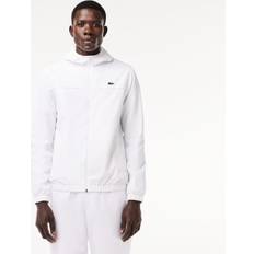 Lacoste Hvid Overtøj Lacoste Sport Performance Full Zip Hoodie White