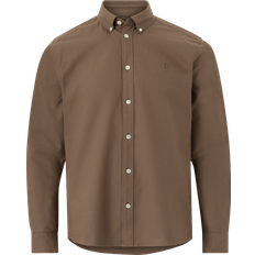 Les Deux Kristian Oxford Shirt Brun