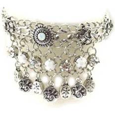 Les Trésors de Lily [D8413] Designer Bracelet 'Memories of the Past' White