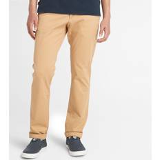 Timberland Stretch Twill Chino Trousers For Men In Light Yellow Yellow, x