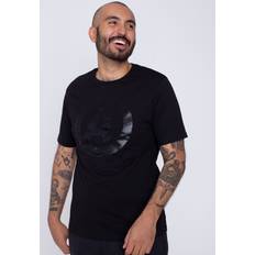 Small Marvel Foil Logo Black Crew Neck T-Shirt