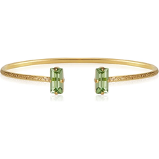Peridot Armband Caroline Svedbom Baguette Bracelet Gold Peridot