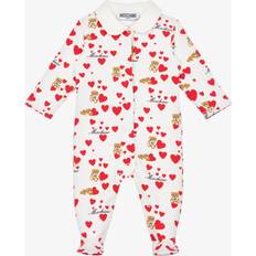 M - Piger Jumpsuits Børnetøj Moschino Cloud Toyfur Hearts Heart-print Peter Pan-collar Stretch-cotton Babygrow 1-18 Months 12-18 Months