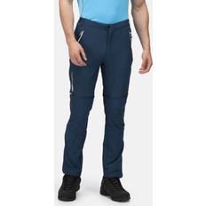 Denim - Men Trousers Regatta Mountain Zip-off Men's Hiking Trousers Moonlight Denim