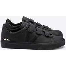 Veja Recife Logo Leather Trainers Black