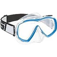 Schnorchel-Sets Cressi Estrella Jr Maske zum Tauchen und Schnorcheln, Transparent/Blau, Einheitsgröße, Kinder Unisex