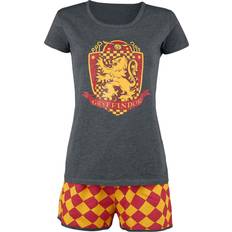 5XL Nachtwäsche Harry Potter Gryffindor Quidditch Schlafanzug grau/rot/gelb XS, S, M, L, XL, XXL, 3XL, 4XL