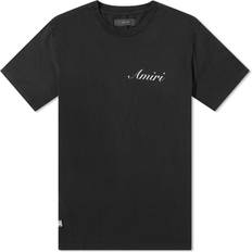 Amiri T-shirts Amiri Black Crewneck T-Shirt BLACK