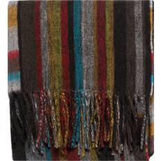 Paul Smith Accessoarer, Herr, Multicolor, ONE SIZE, Kashmir, AW23, Randig Fransig Halsduk
