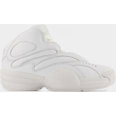Skor Alexander Wang Vita Läder Hoop Sneakers - Mocka Kalvskinn