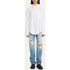 R13 White Button-Up Shirt